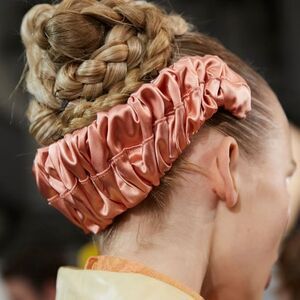 Fendi Pink Satin Hair Accessory